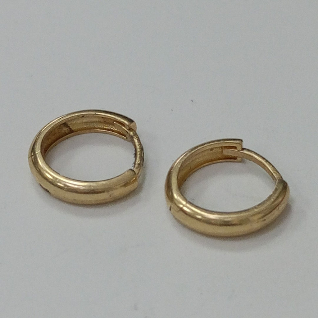 ARRACADAS PAR ORO 14 K 1.6 GRMS (SEMINUEVO)