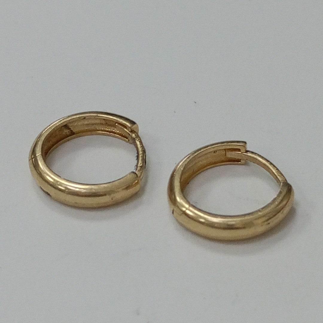 ARRACADAS PAR ORO 14 K 1.6 GRMS (SEMINUEVO)