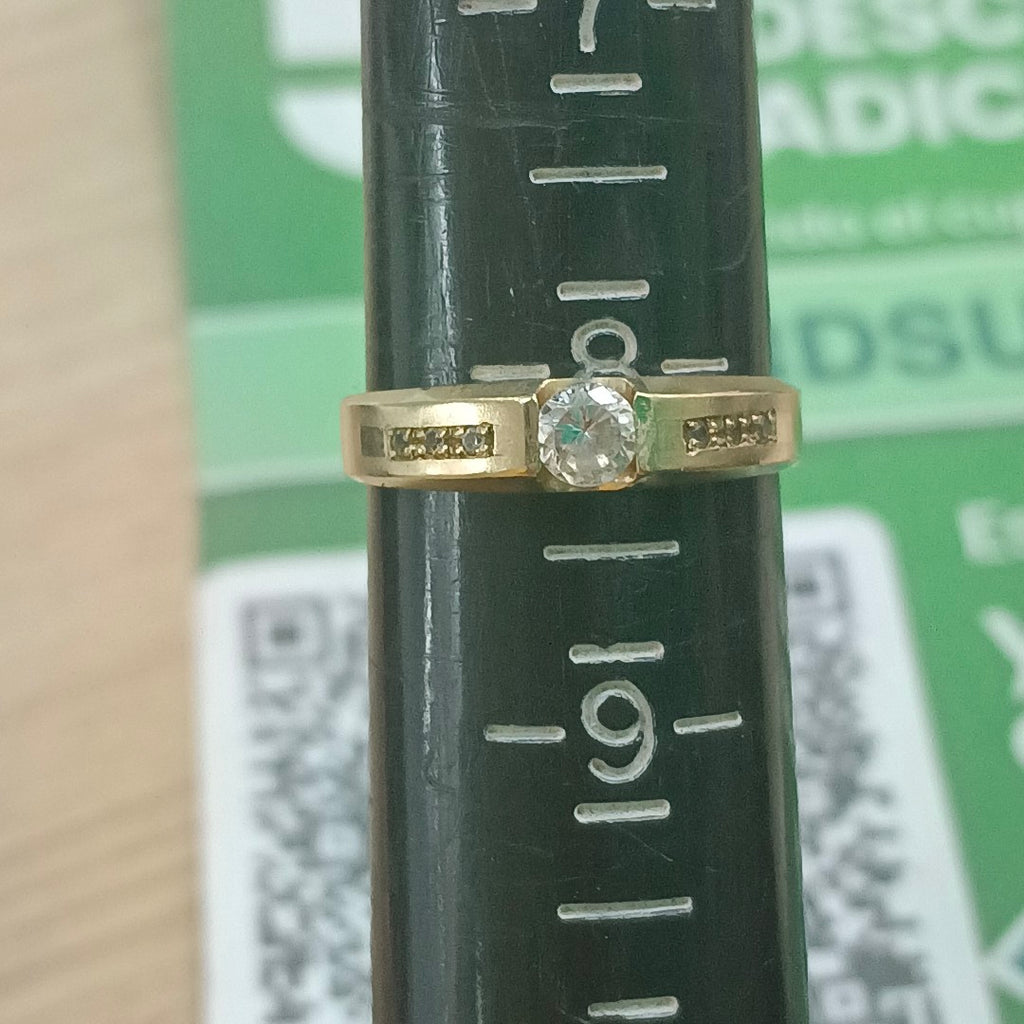SOLITARIO ORO 10 K 2,50 GRMS (SEMINUEVO)