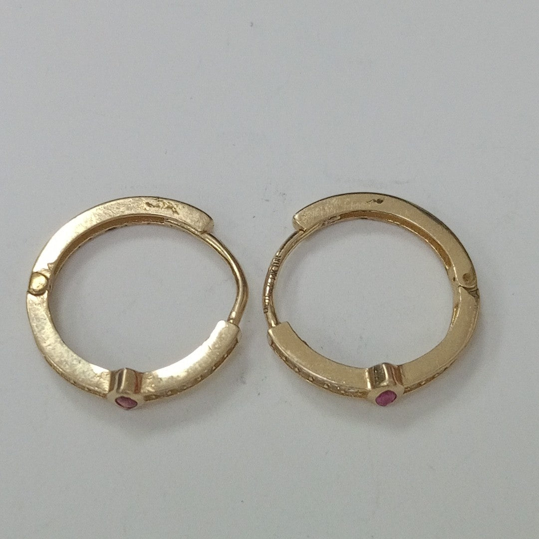 ARRACADAS PAR ORO 14 K 2.1 GRMS (SEMINUEVO)