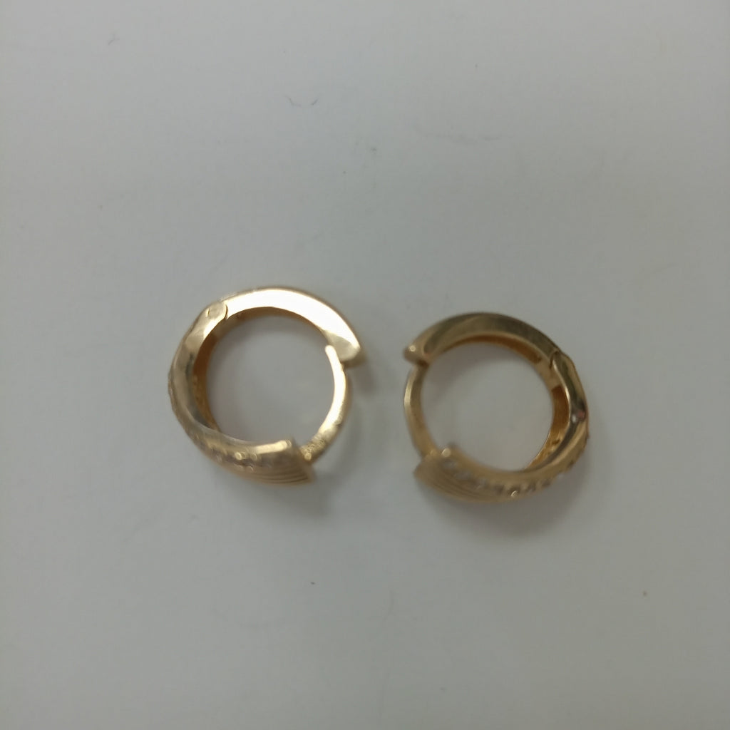 ARRACADAS PAR ORO 14 K 2.7 GRMS (SEMINUEVO)