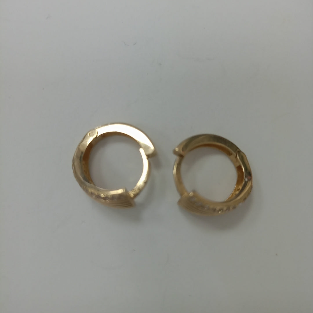 ARRACADAS PAR ORO 14 K 2.7 GRMS (SEMINUEVO)