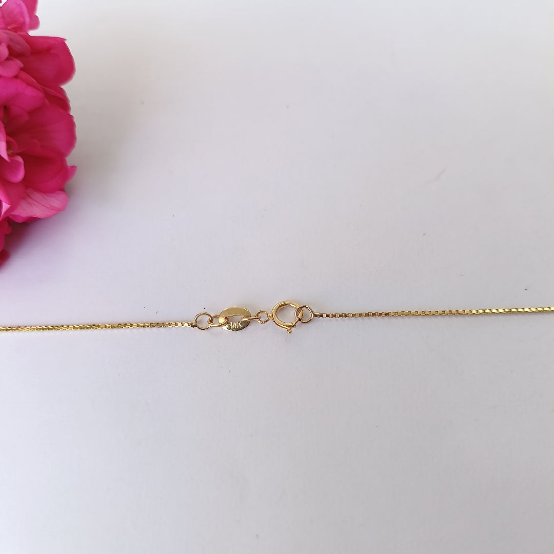 CADENA VENECIANA 2.3G 55 CM 14K (NUEVO)