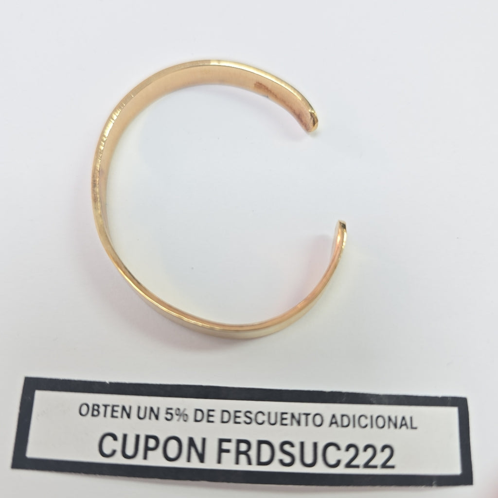 PULSERA RIGIDA ORO 10 K 11.6 GRMS (SEMINUEVO)