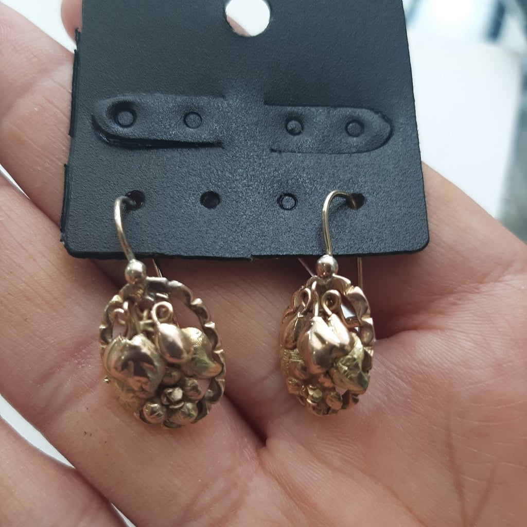 ARETES PAR ORO 8 K 2.1 GRMS (SEMINUEVO)