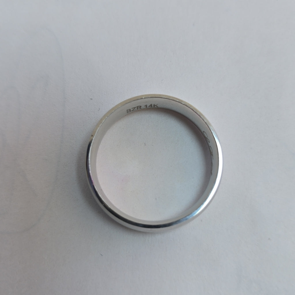 ARGOLLA ORO BLANCO 14 K 4.4 GRMS (SEMINUEVO)