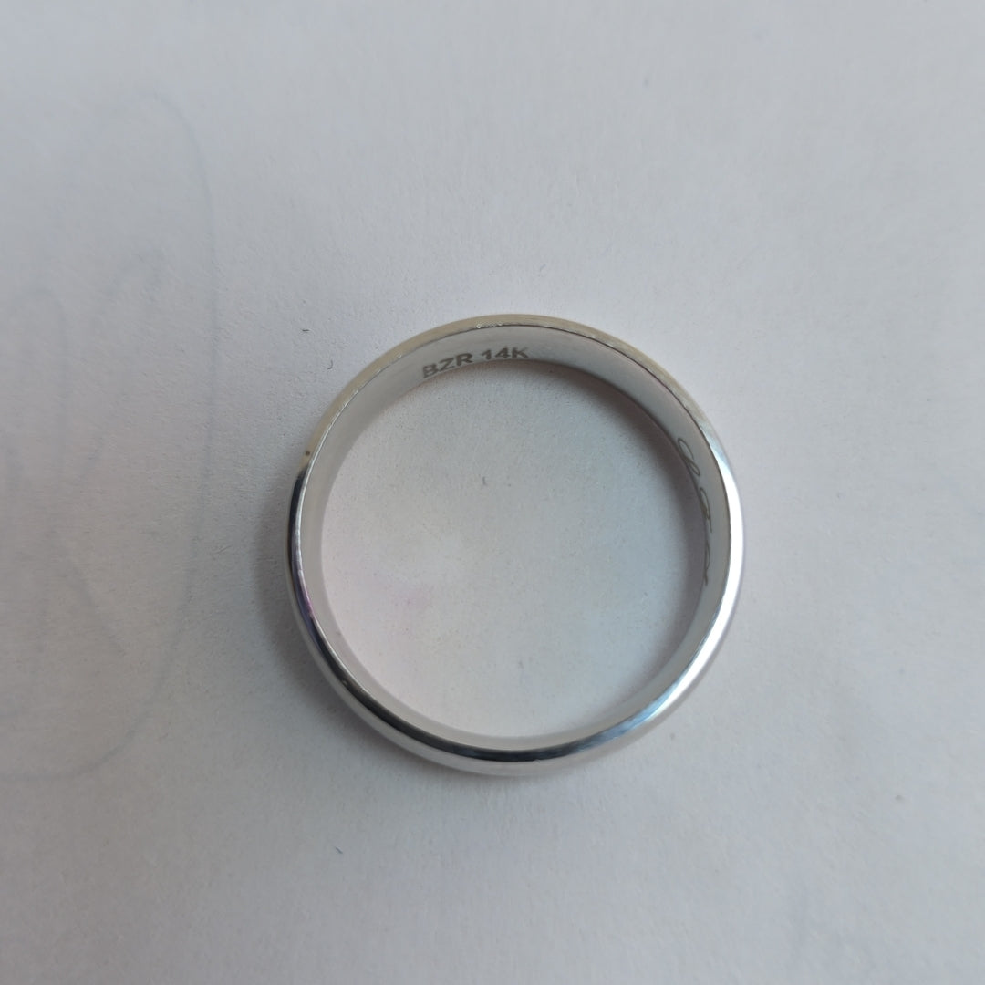 ARGOLLA ORO BLANCO 14 K 4.4 GRMS (SEMINUEVO)