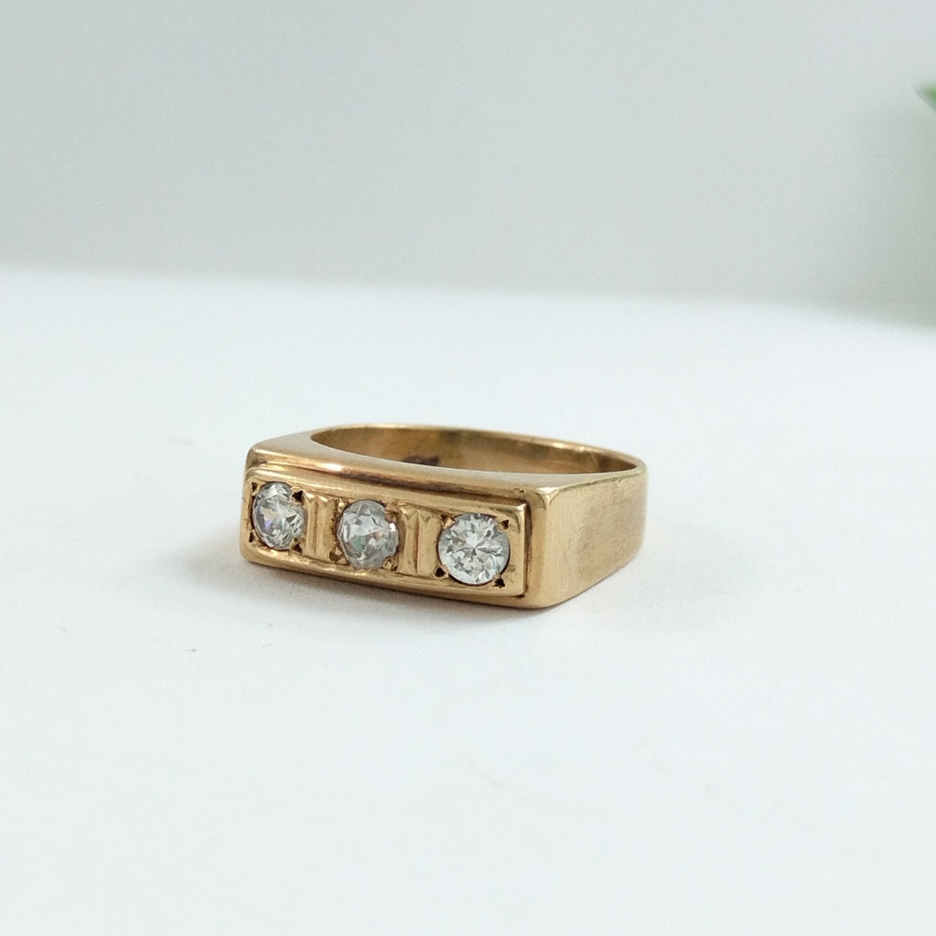 ANILLO ORO 14 K 8,50 GRMS (SEMINUEVO)