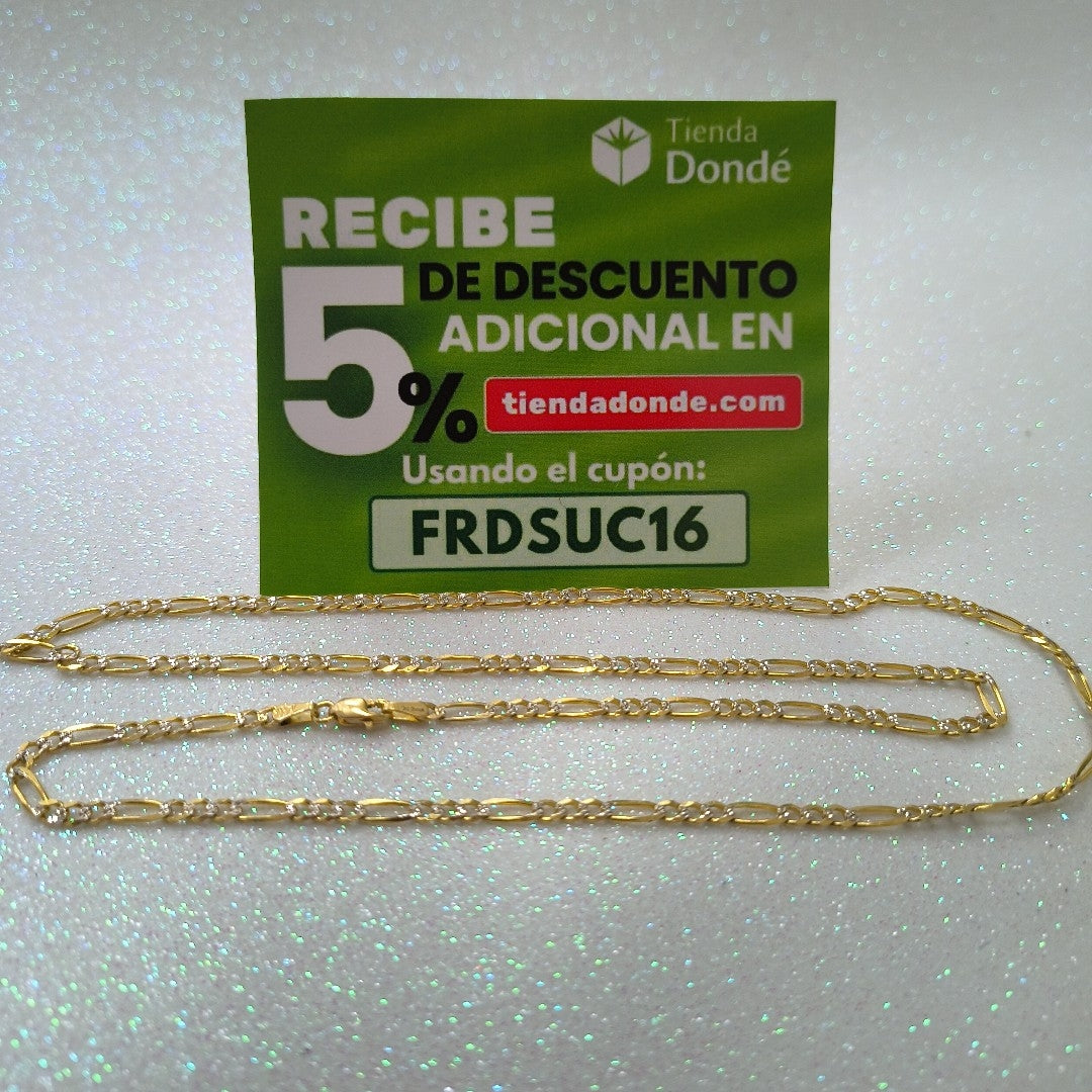 CADENA TEJIDO 3X1 9.1G 60 CM (NUEVO)