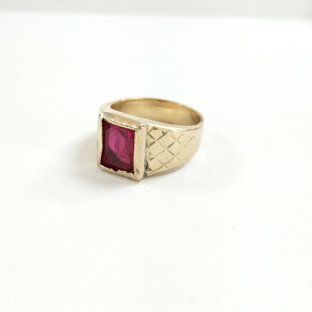ANILLO ORO 10 K 8,30 GRMS (SEMINUEVO)