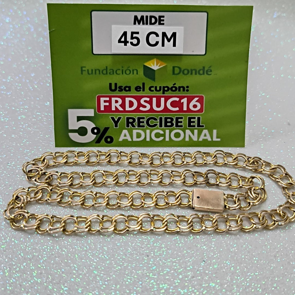 CADENA ORO 10 K 20,10 GRMS (SEMINUEVO)