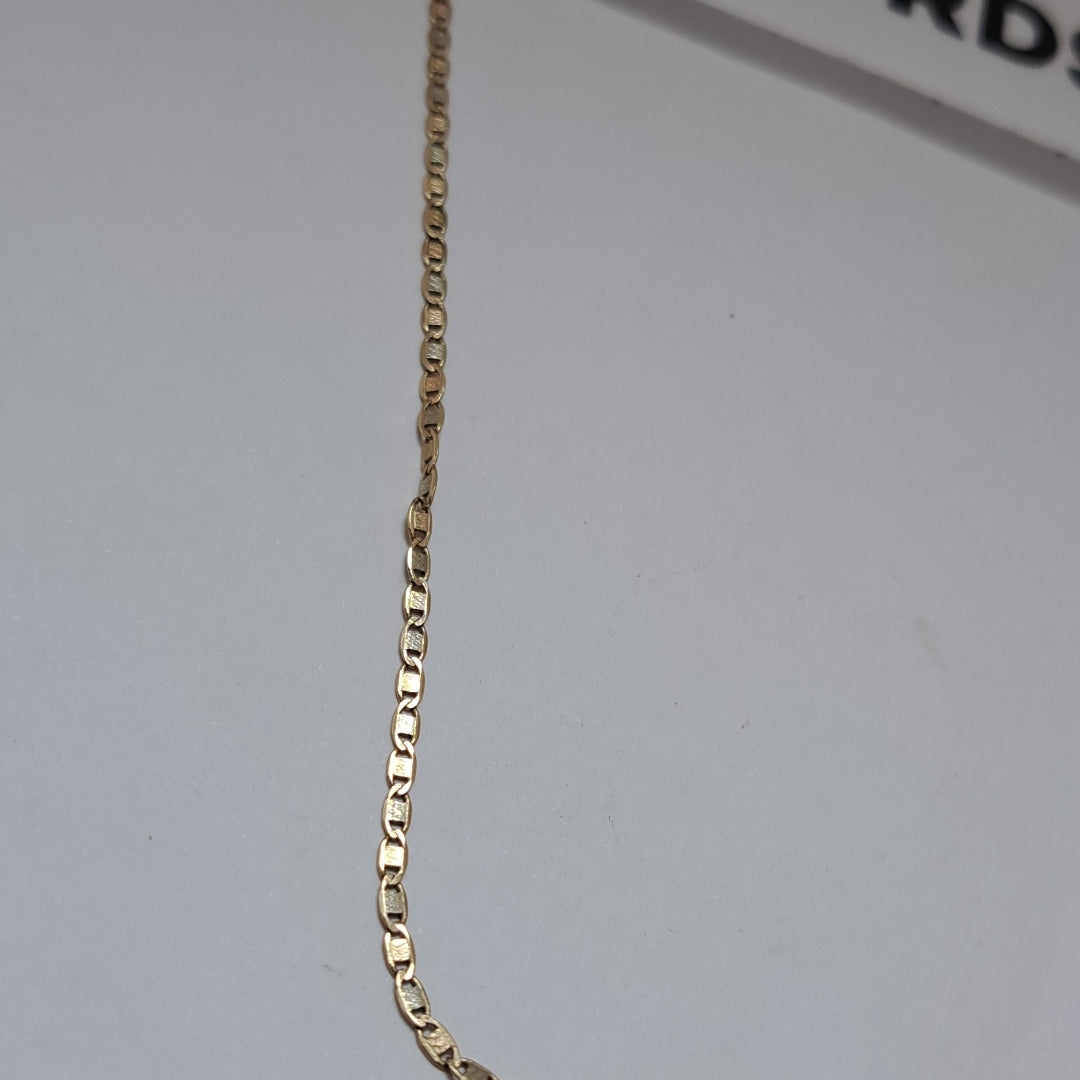 CADENA ORO COMBINADO 10 K 2,40 GRMS (SEMINUEVO)
