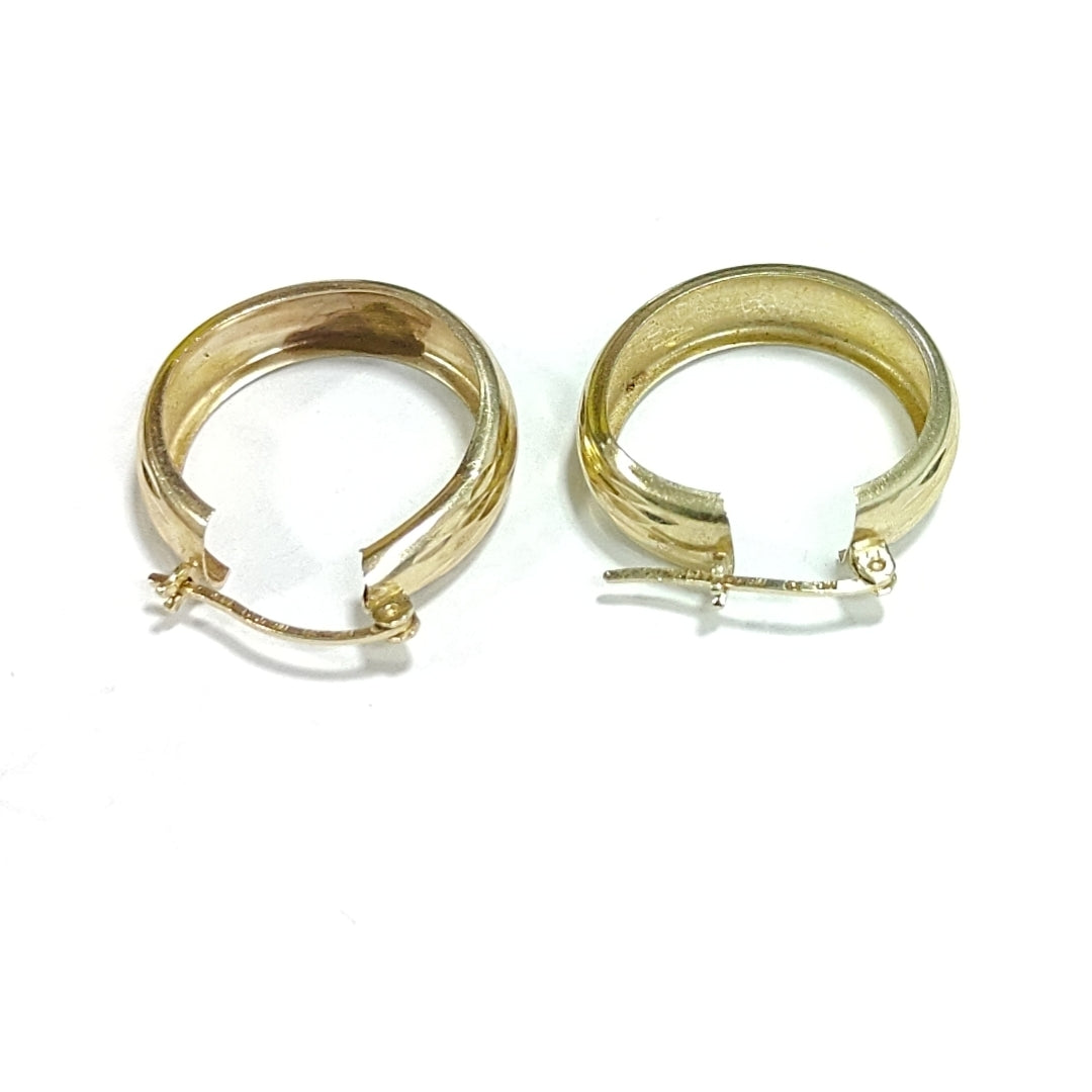 ARRACADAS PAR ORO 14 K 2.6 GRMS (SEMINUEVO)
