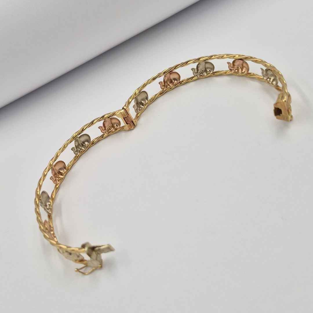 PULSERA ORO, ORO COMBINADO 18 K 8 GRMS (SEMINUEVO)