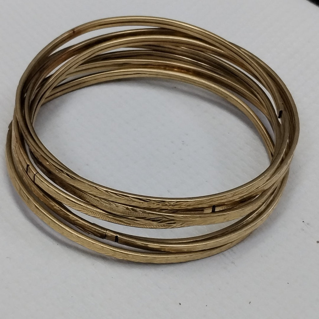 SEMANARIO DE PULSERAS ORO 10 K 30.7 GRMS (SEMINUEVO)