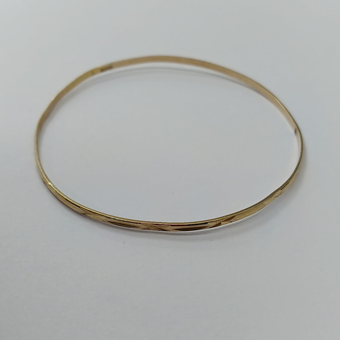 PULSERA RIGIDA ORO 14 K 3.5 GRMS (SEMINUEVO)