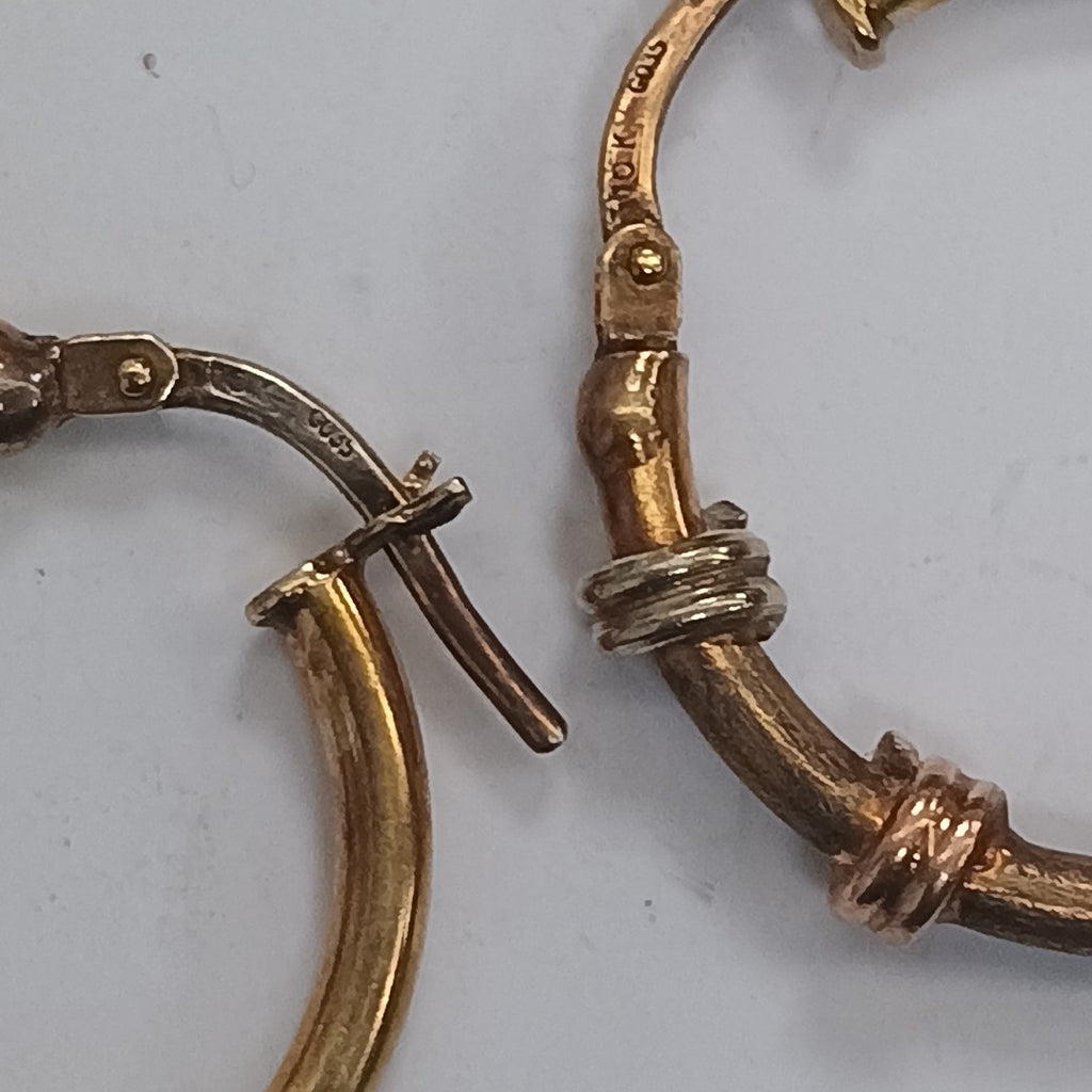 ARRACADAS PAR ORO 10 K 2.9 GRMS (SEMINUEVO)