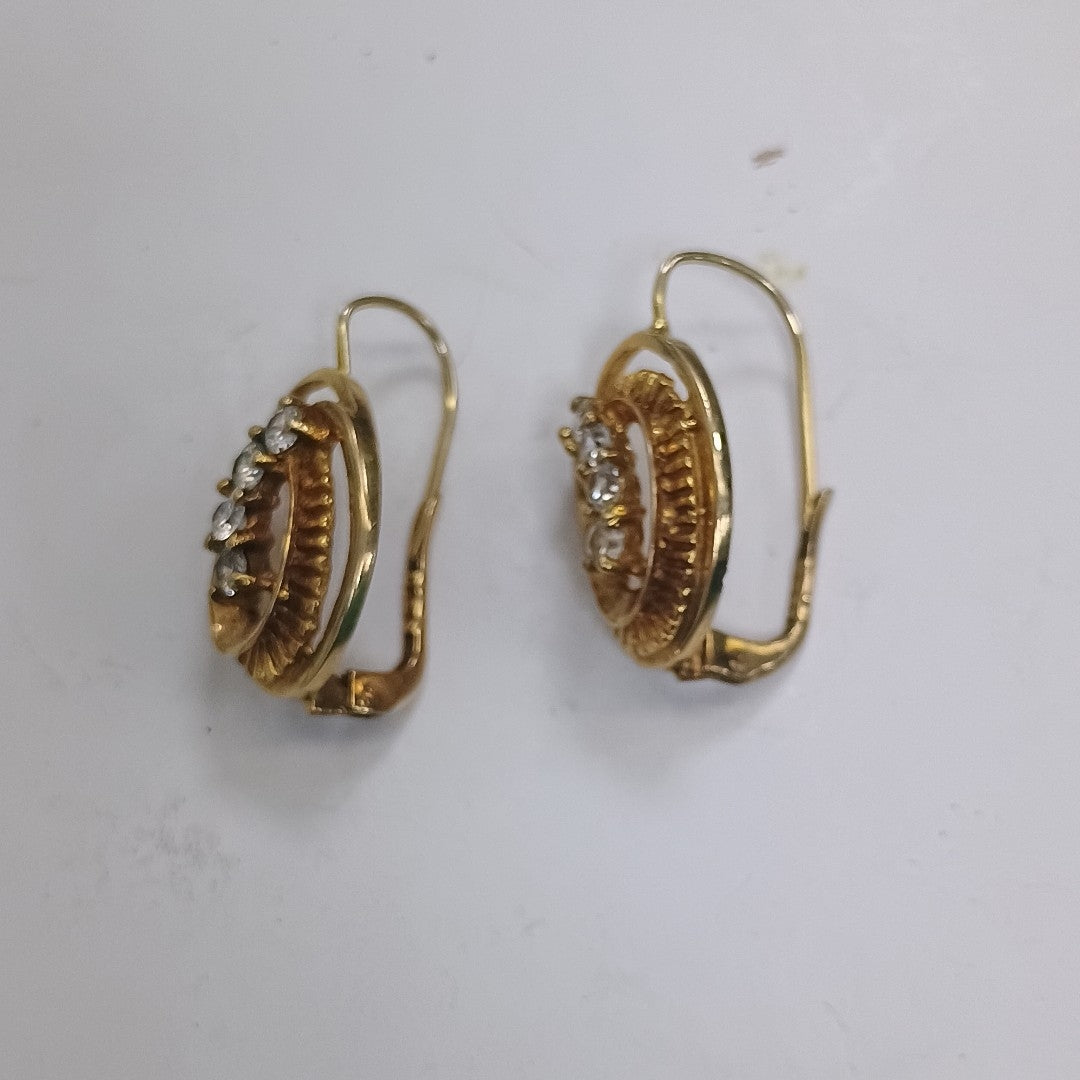 ARETES PAR ORO 8 K 3,80 GRMS (SEMINUEVO)