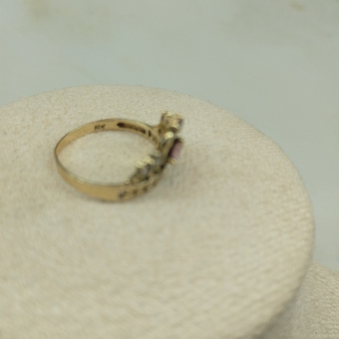 ANILLO DE GRADUACIÓN ORO 10 K 1.7 GRMS (SEMINUEVO)