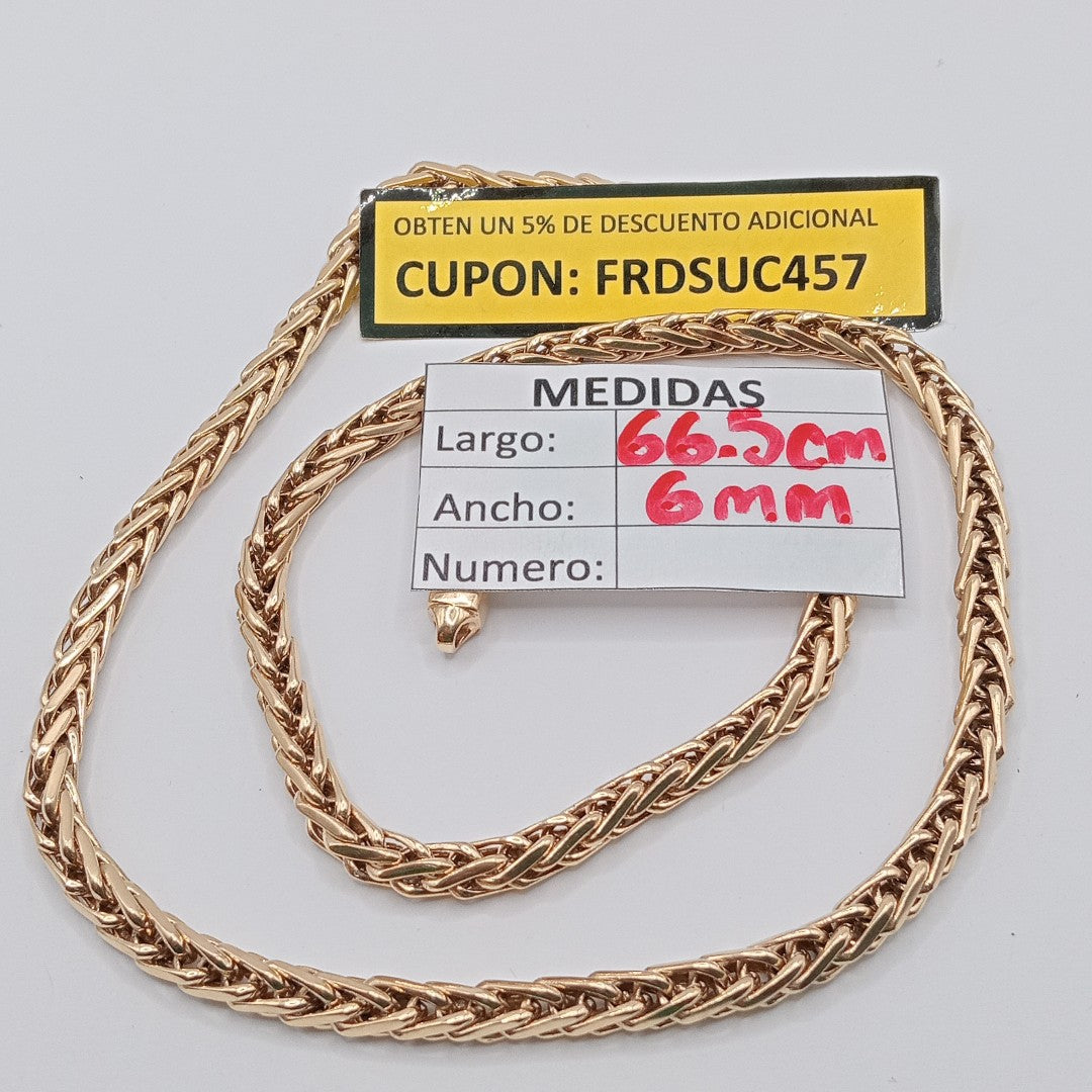 CADENA ORO 14 K 112,00 GRMS (SEMINUEVO)