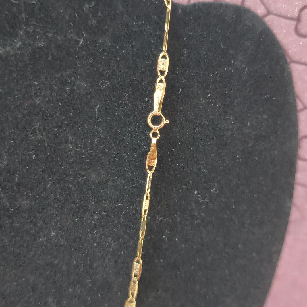 CADENA ORO COMBINADO 8 K 4,10 GRMS (SEMINUEVO)