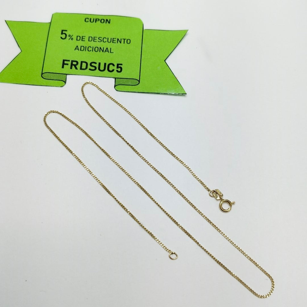 CADENA ORO 14 K 1,30 GRMS (SEMINUEVO)