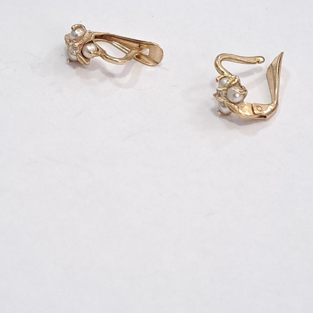 ARETES PAR ORO 14 K 1.7 GRMS (SEMINUEVO)