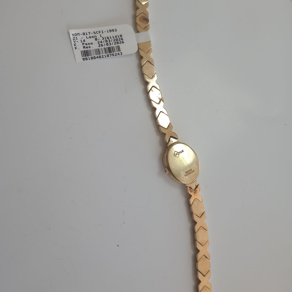 RELOJ CAJA Y PULSO ORO ORO 14 K 20.5 GRMS (SEMINUEVO)