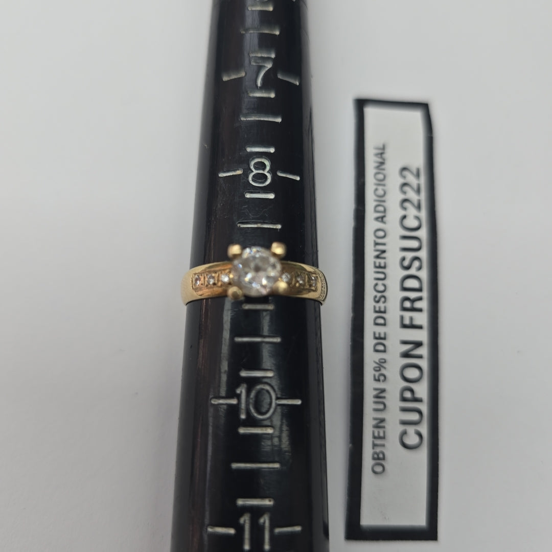 ANILLO ORO 10 K 3,80 GRMS (SEMINUEVO)
