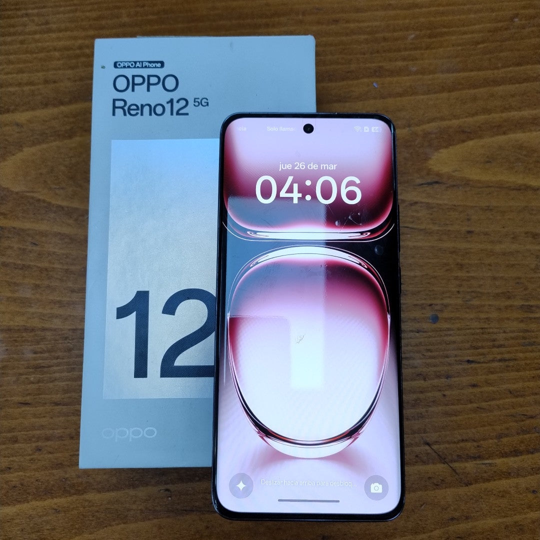 CELULAR OPPO   RENO12 5G CPH2625 (2024) 512 GB 12 GB RAM (SEMINUEVO)