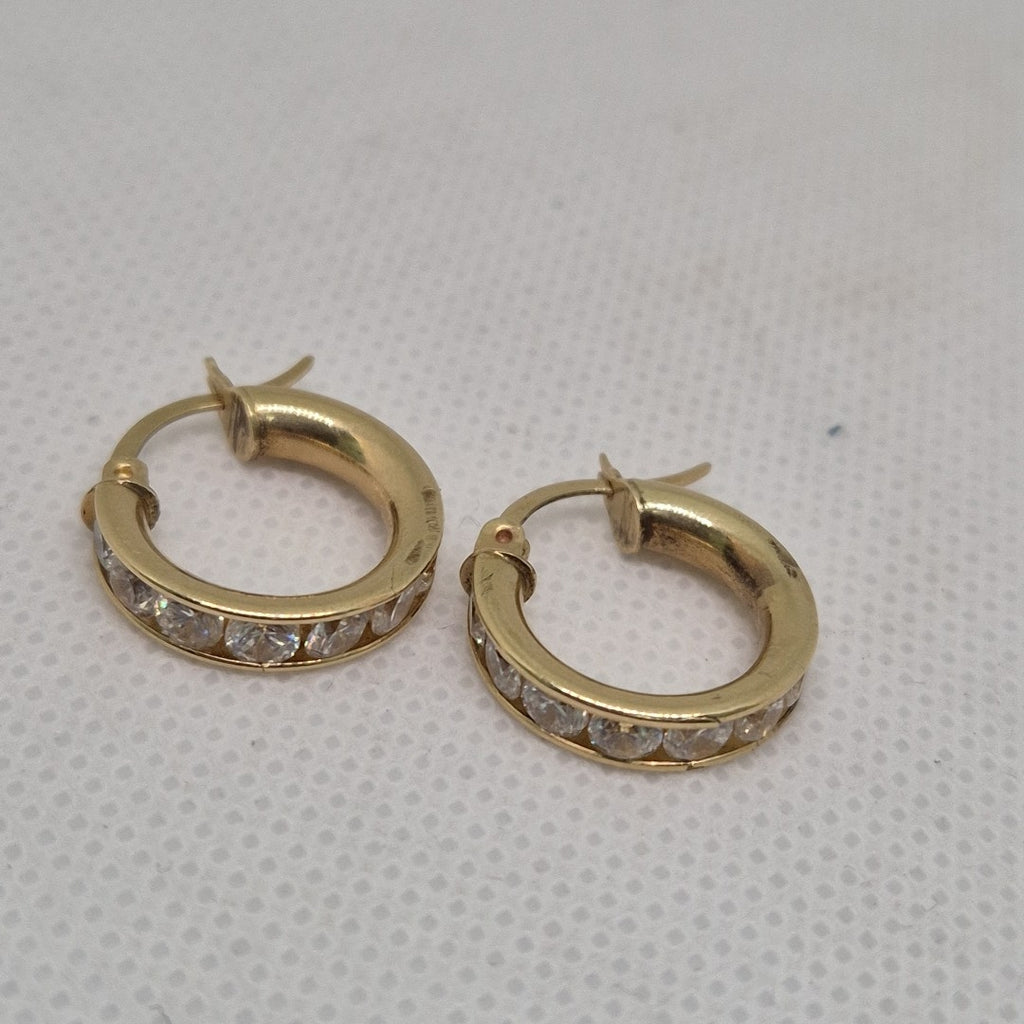 ARRACADAS PAR ORO 14 K 2.6 GRMS (SEMINUEVO)