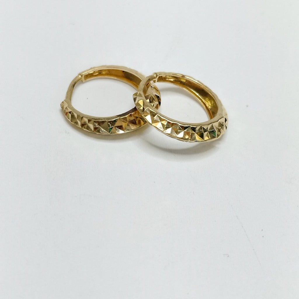 ARRACADAS PAR ORO 14 K 2.6 GRMS (SEMINUEVO)