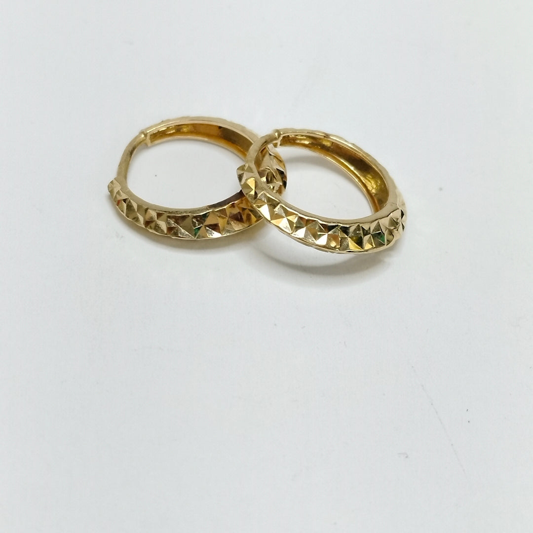 ARRACADAS PAR ORO 14 K 2.6 GRMS (SEMINUEVO)
