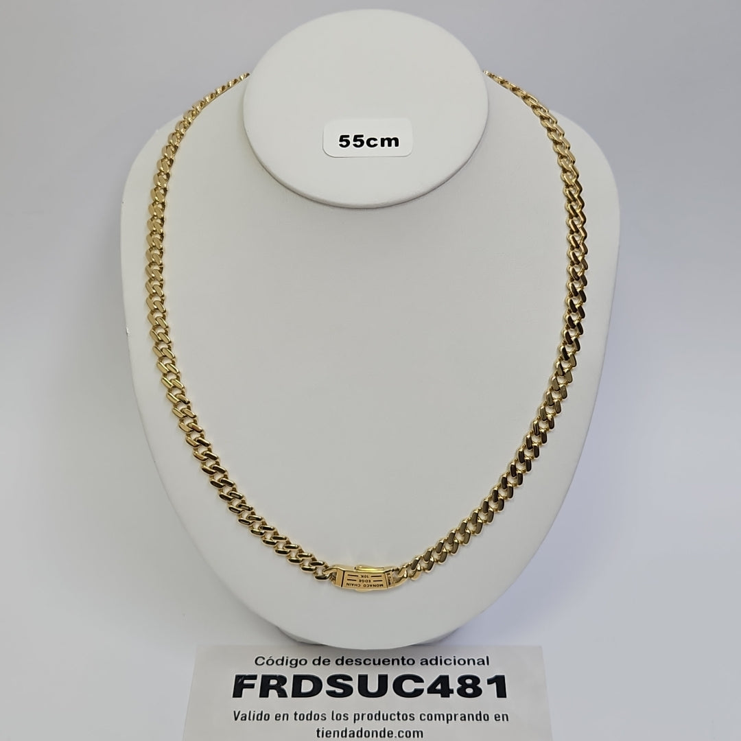 CADENA MONACO ORO 10K 20.5 (NUEVO)