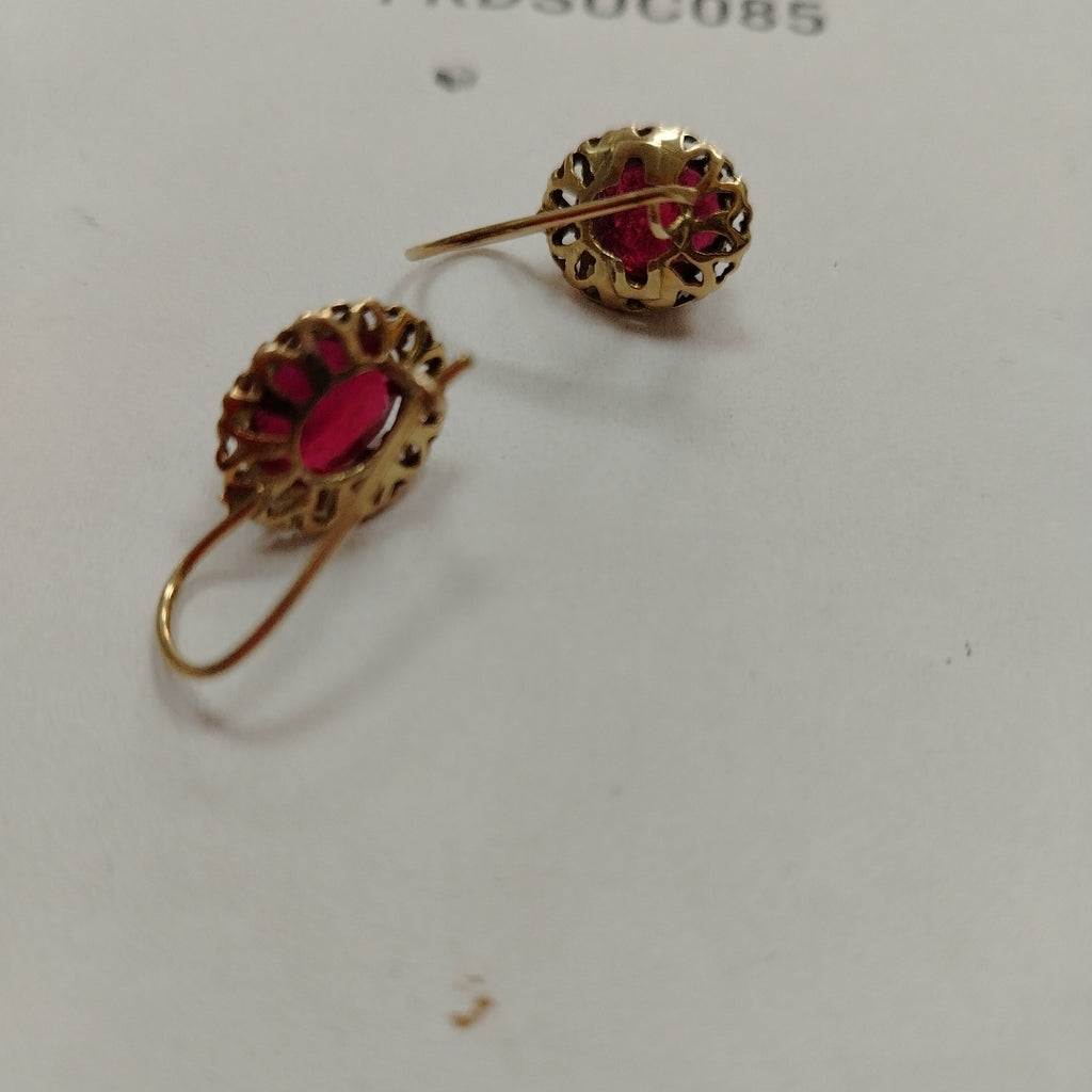 ARETES PAR ORO 8 K 4.4 GRMS (SEMINUEVO)