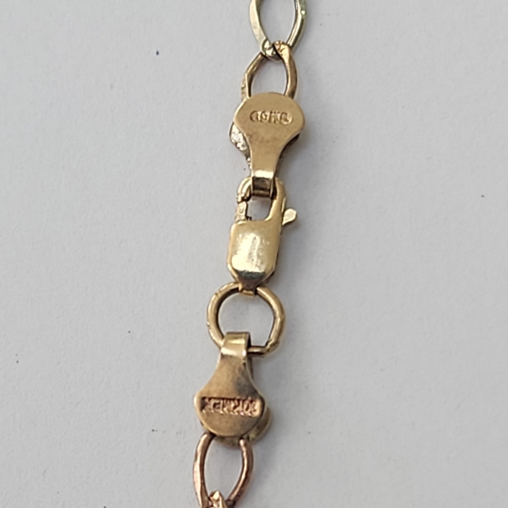 CADENA ORO COMBINADO 8 K 4,10 GRMS (SEMINUEVO)