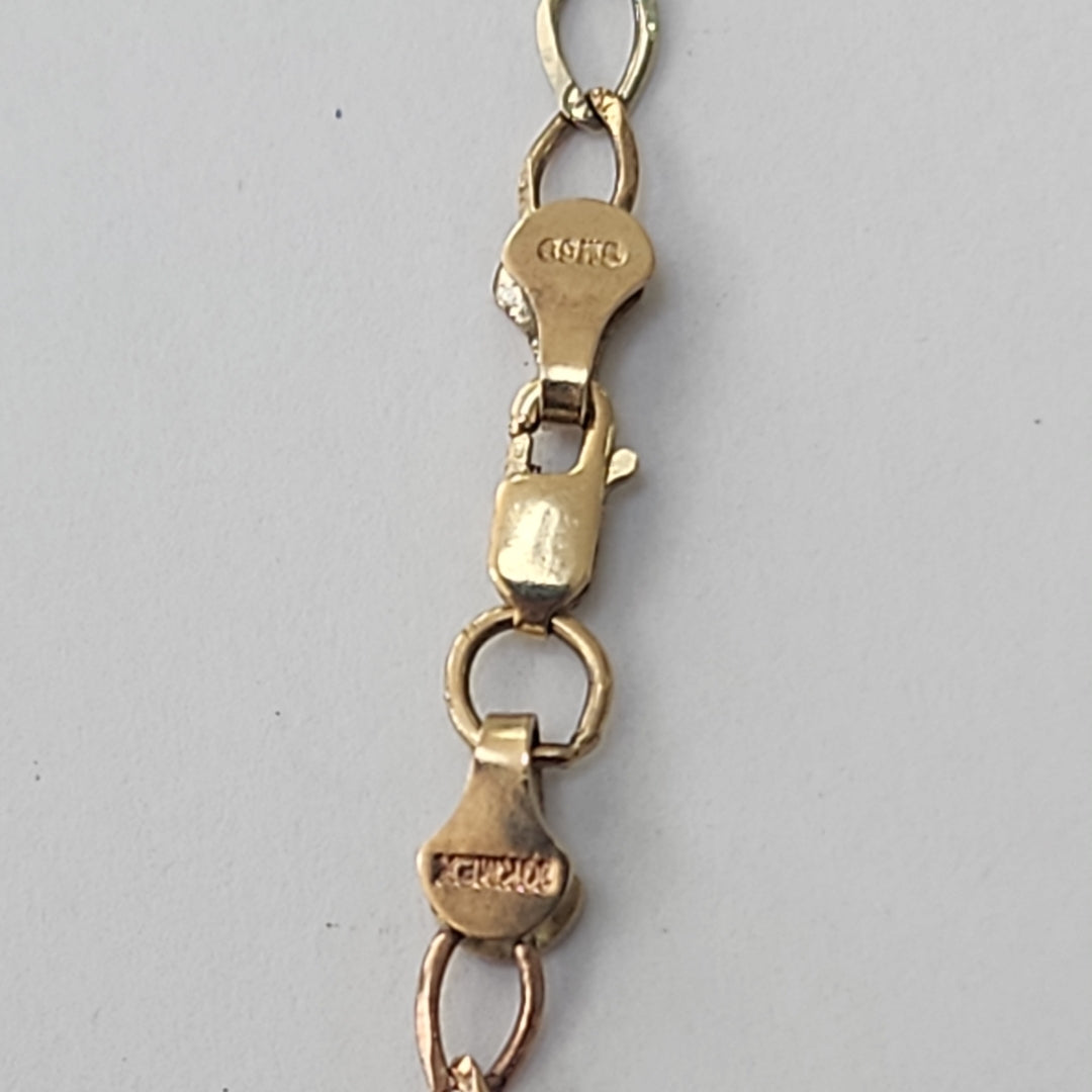 CADENA ORO COMBINADO 8 K 4,10 GRMS (SEMINUEVO)