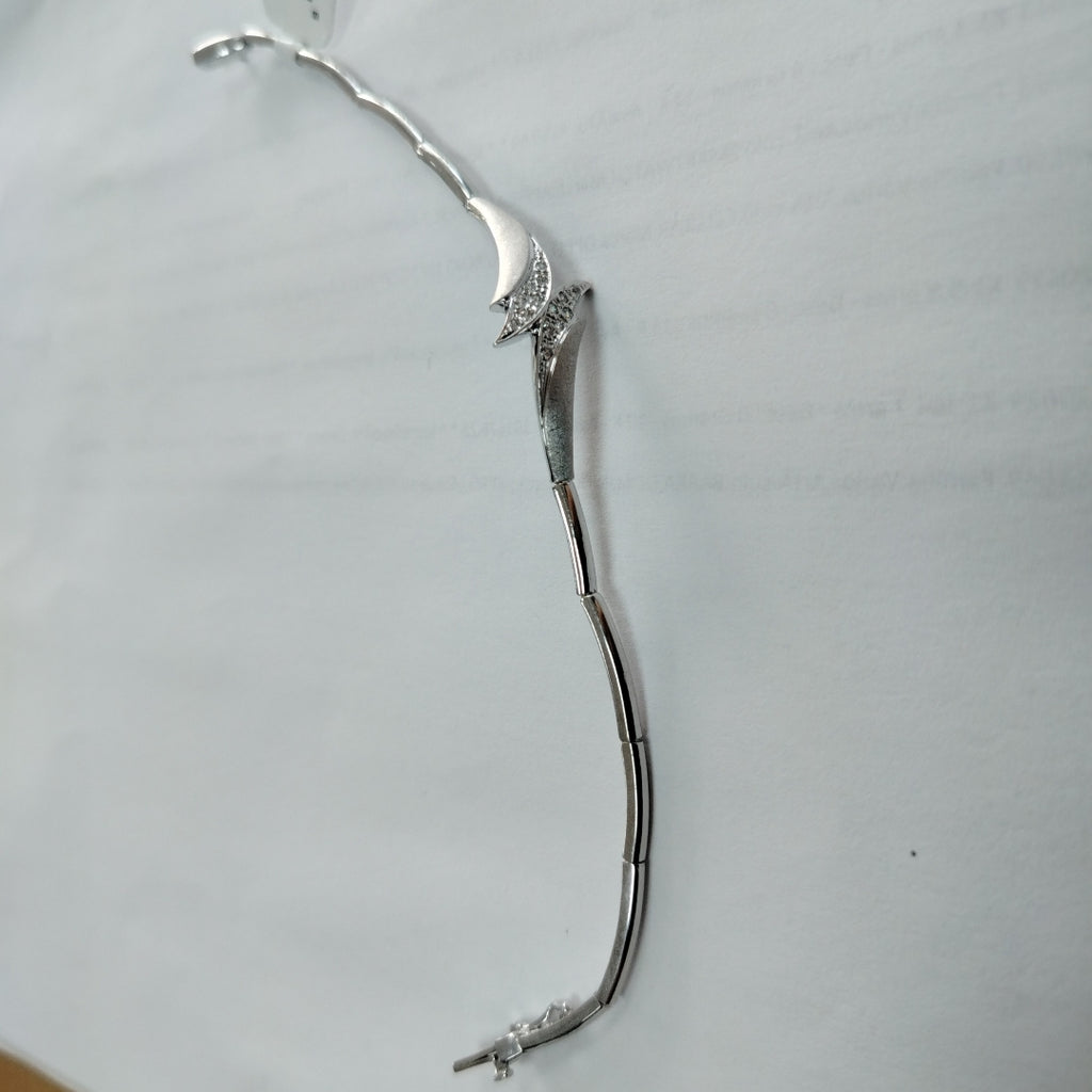 PULSERA ORO BLANCO 18 K 7.7 GRMS (SEMINUEVO)