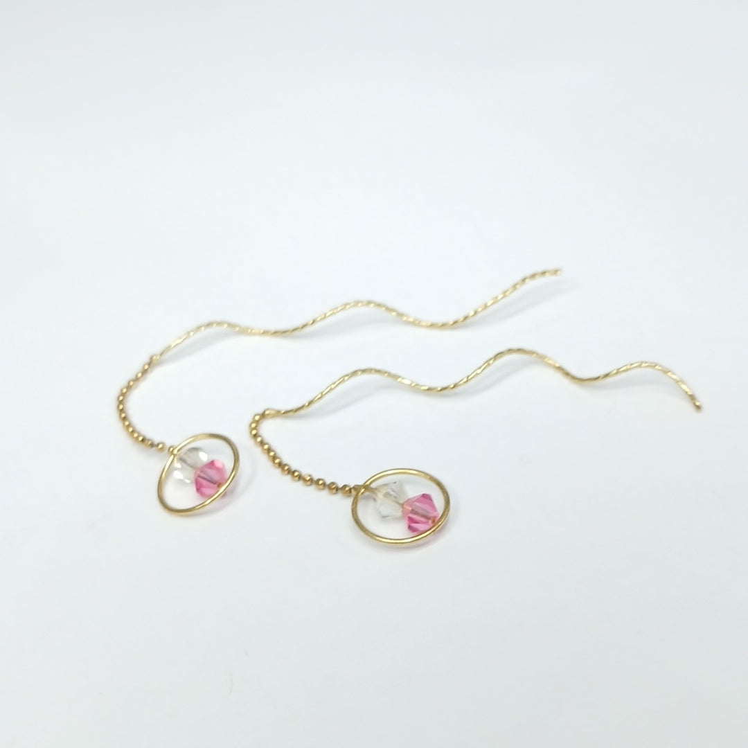 VIOLADORES PAR ORO 14 K 1.3 GRMS (SEMINUEVO)