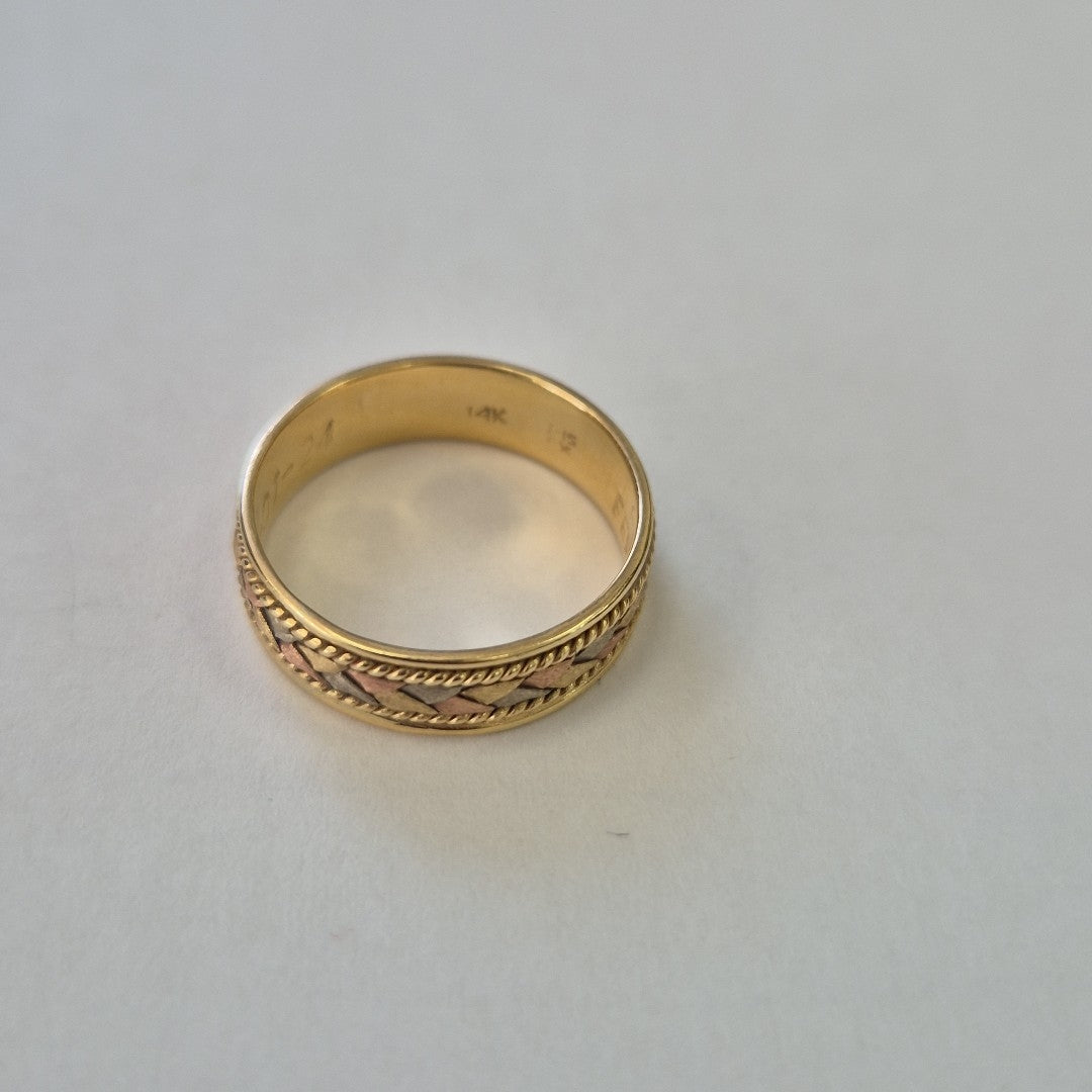 ARGOLLA ORO 14 K 4.5 GRMS (SEMINUEVO)