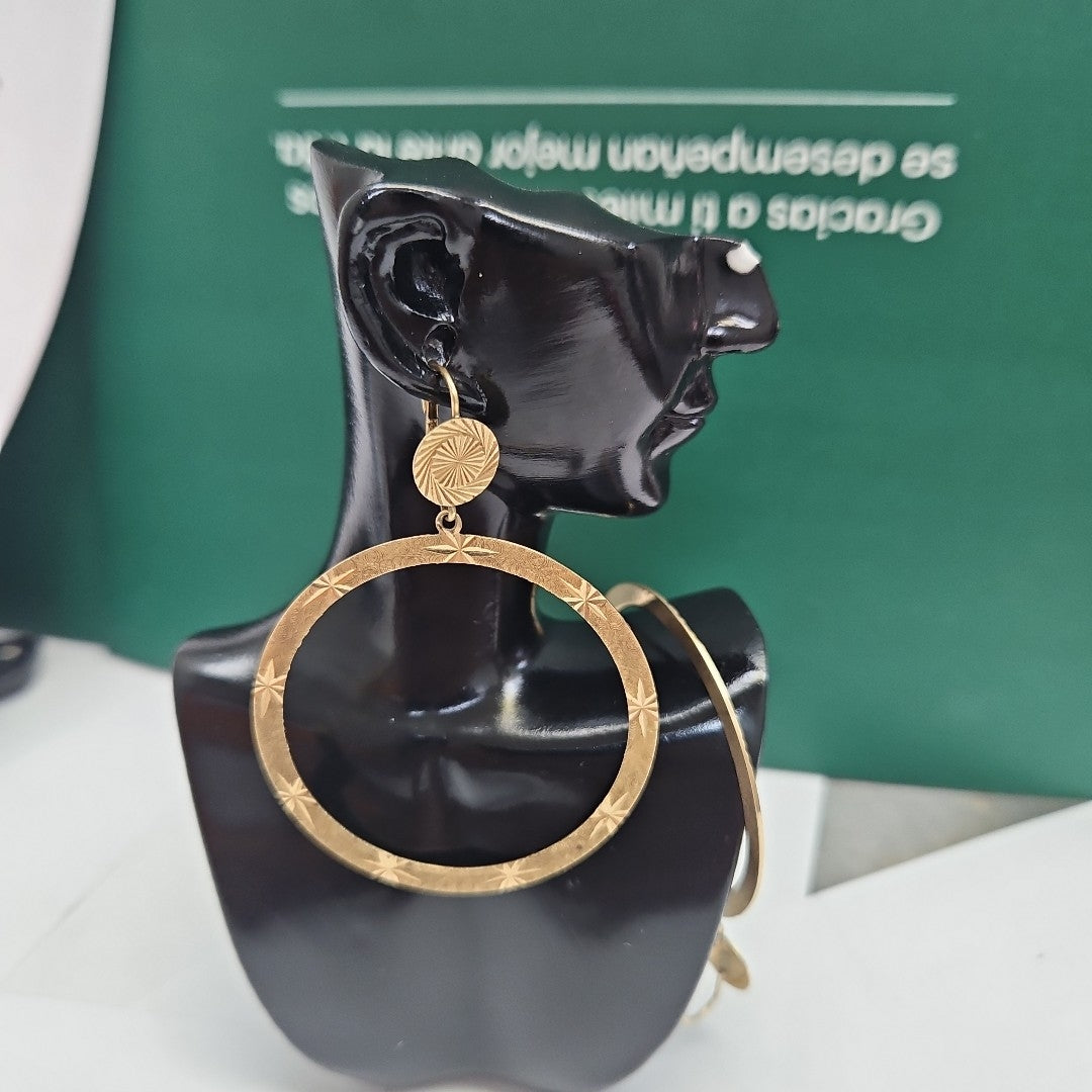 ARETES PAR ORO 10 K 7,50 GRMS (SEMINUEVO)