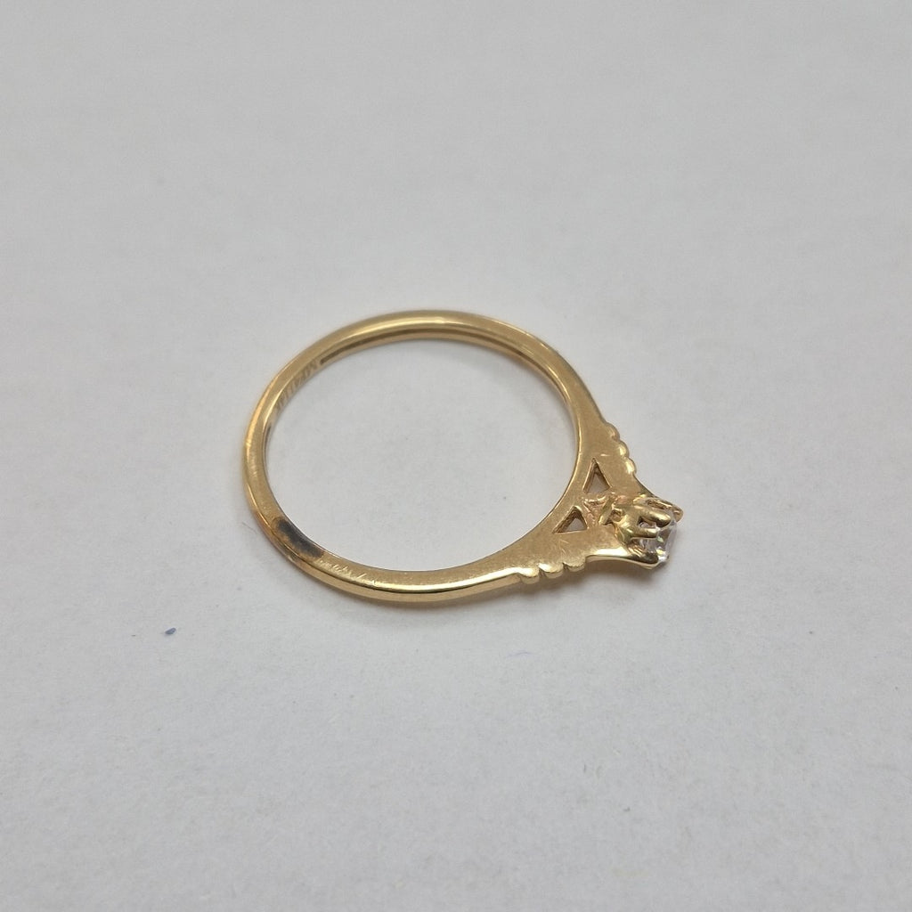 SOLITARIO ORO 14 K 1.5 GRMS (SEMINUEVO)