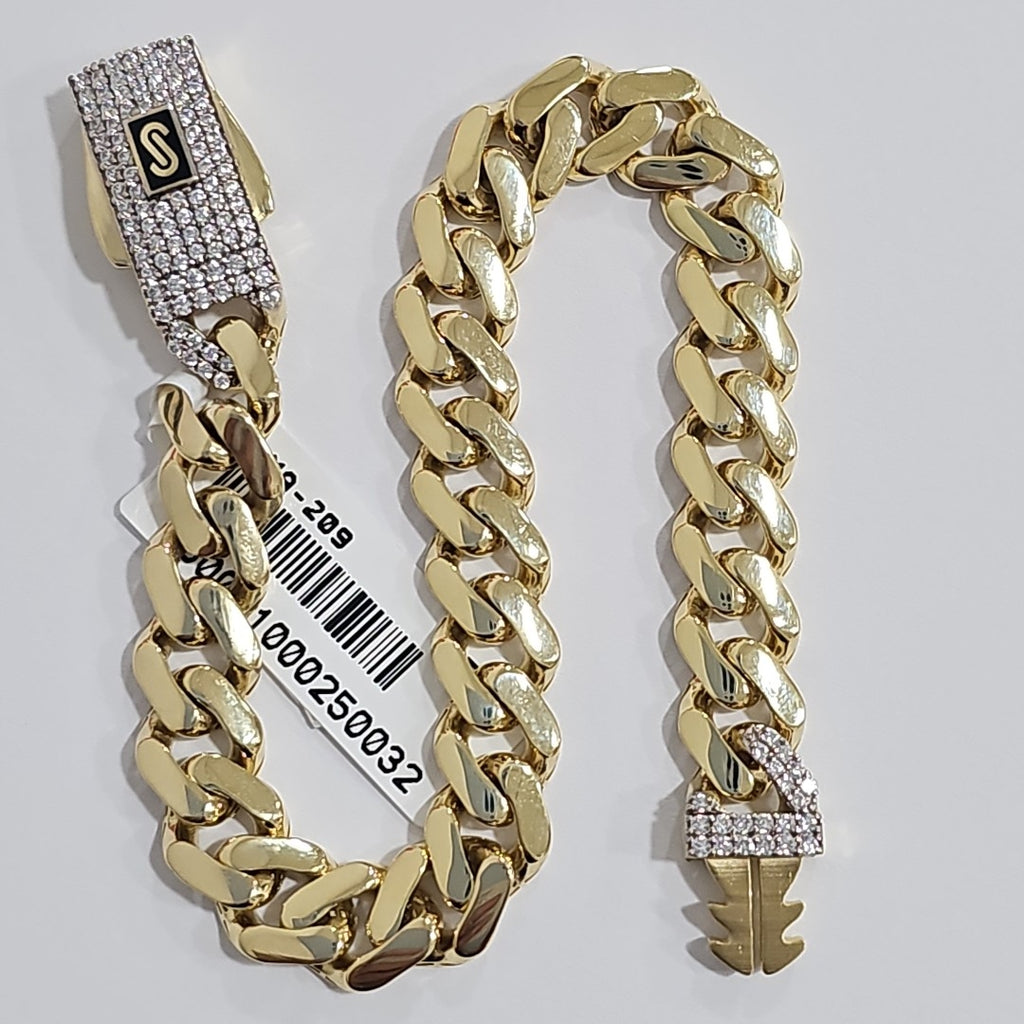 PULSERA MONACO ORO 14K 9.7 (NUEVO)