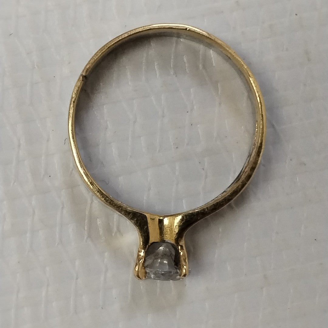 SOLITARIO ORO,ORO BLANCO 14 K 3,60 GRMS (SEMINUEVO)