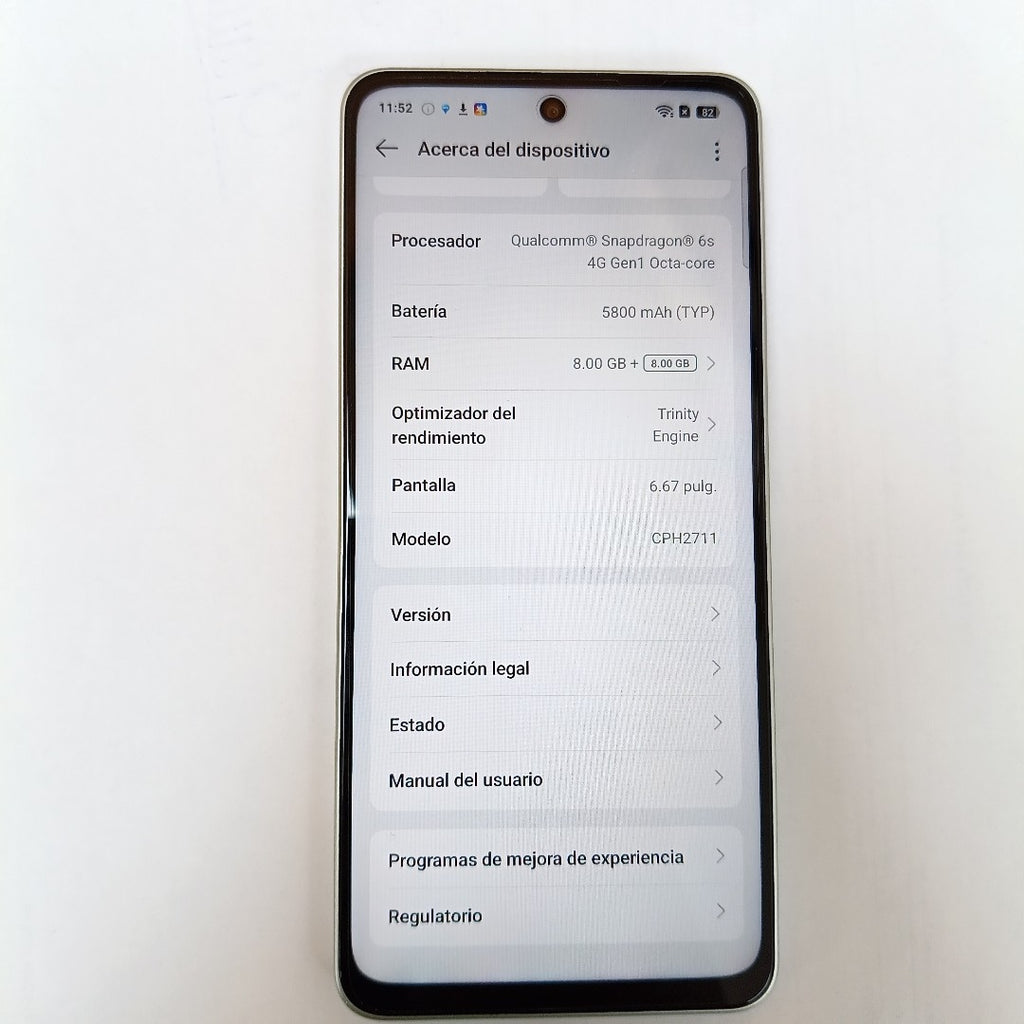 CELULAR OPPO  A5 PRO CPH2711 (2025) 256 GB 8 GB RAM (SEMINUEVO)