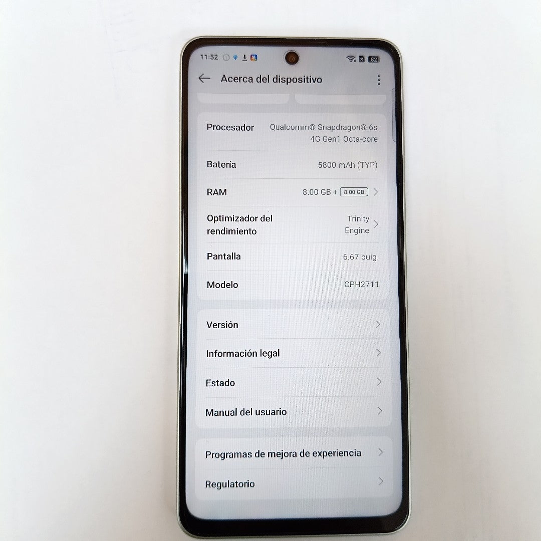 CELULAR OPPO  A5 PRO CPH2711 (2025) 256 GB 8 GB RAM (SEMINUEVO)