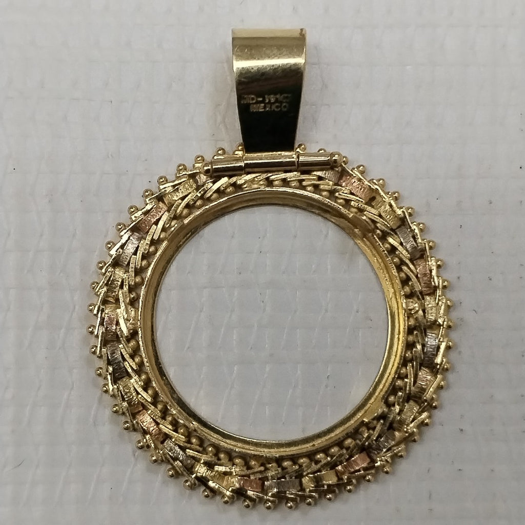 K1 5,90 GRMS 14 K IDENTIFICACIÓN DIJE TEJIDO HECHURA ESPECIAL MATERIALES (SEMINUEVO)