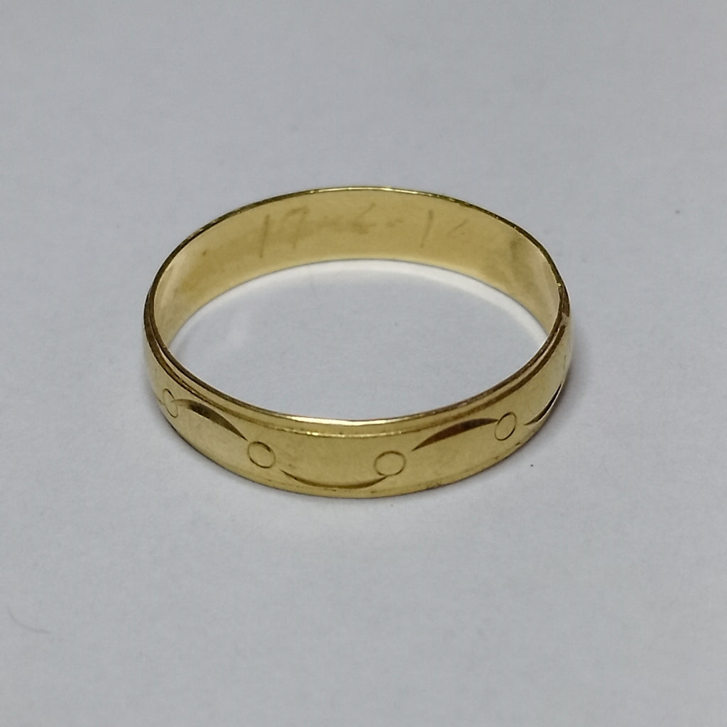 ARGOLLA ORO 14 K 1.3 GRMS (SEMINUEVO)