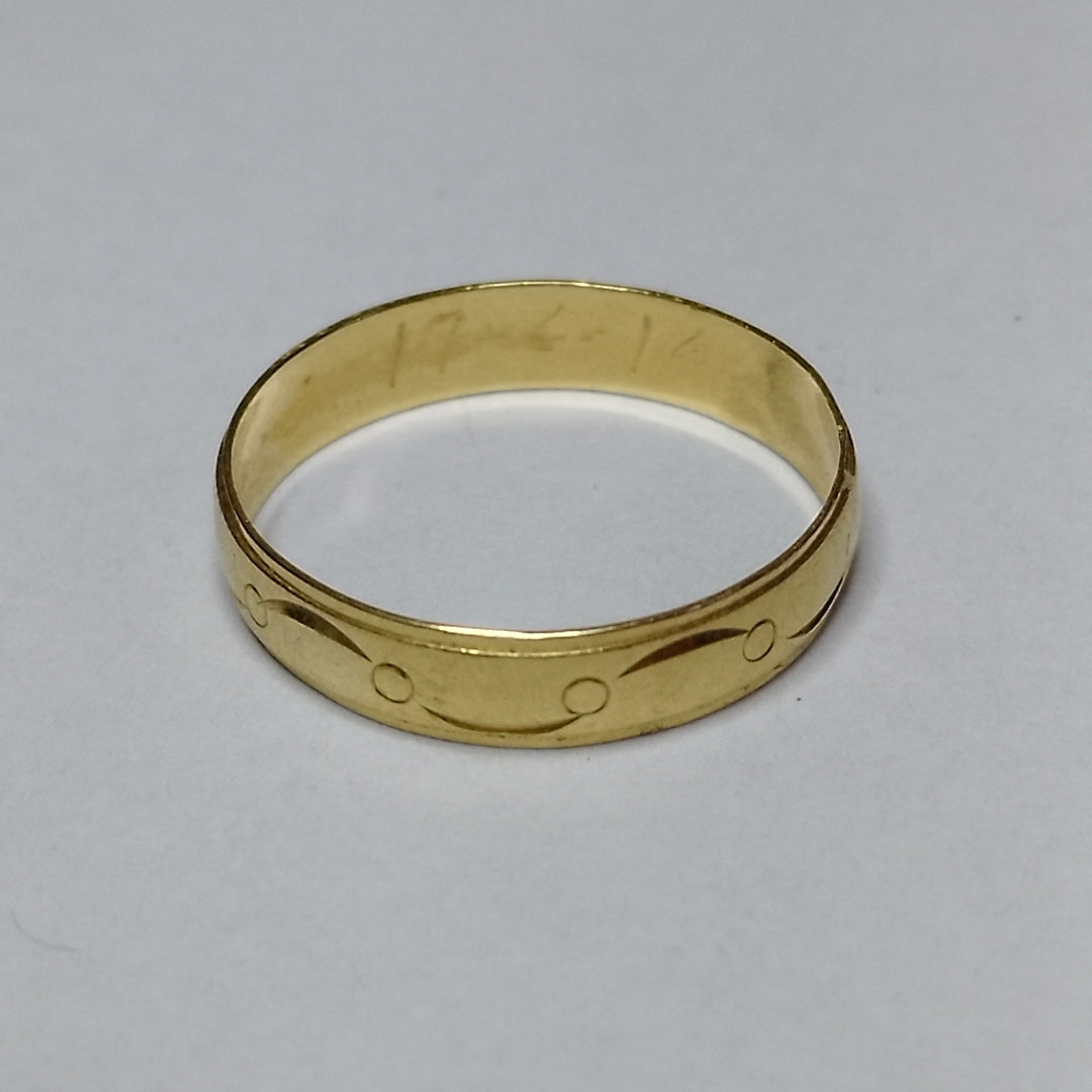 ARGOLLA ORO 14 K 1.3 GRMS (SEMINUEVO)