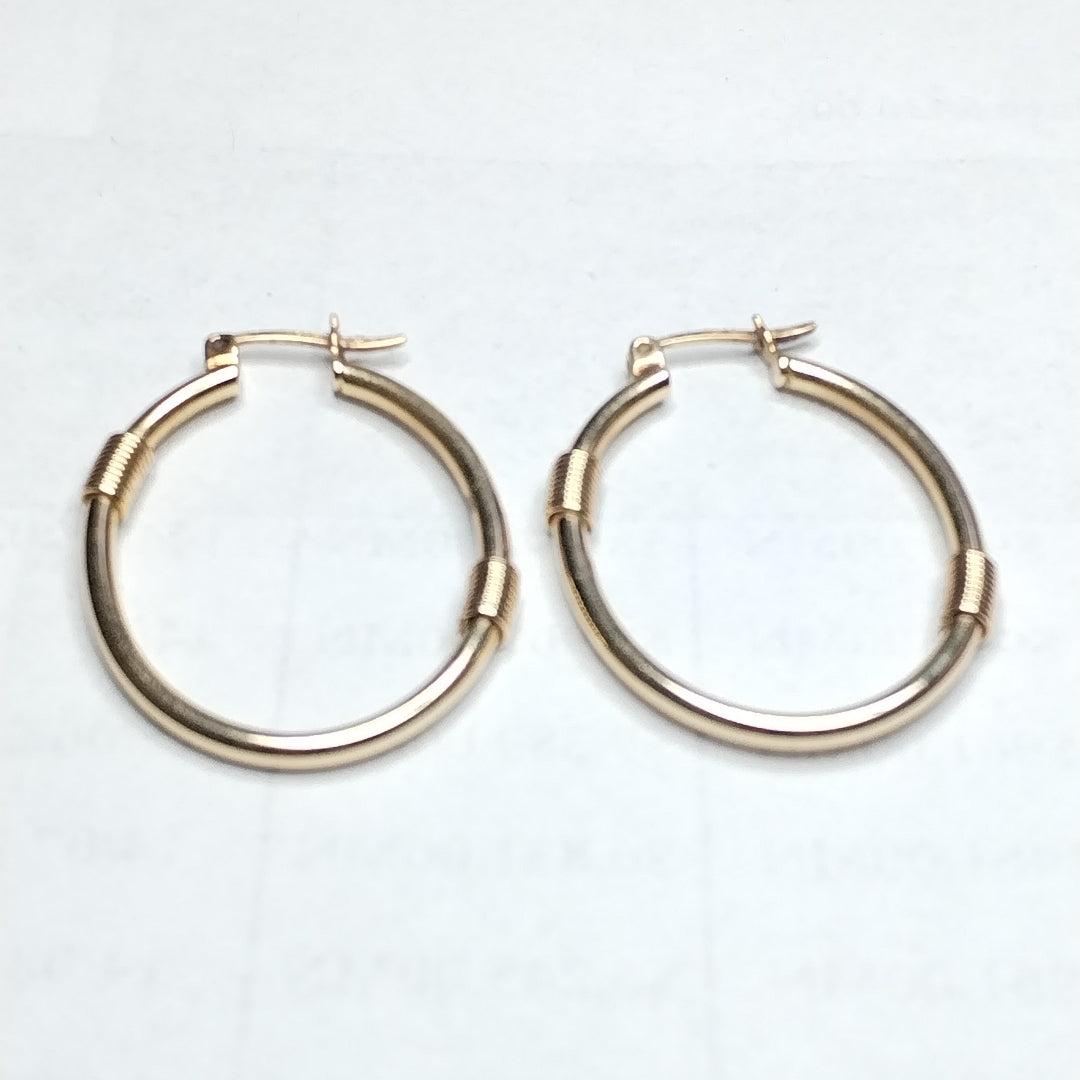 ARRACADAS PAR ORO 14 K 3,90 GRMS (SEMINUEVO)
